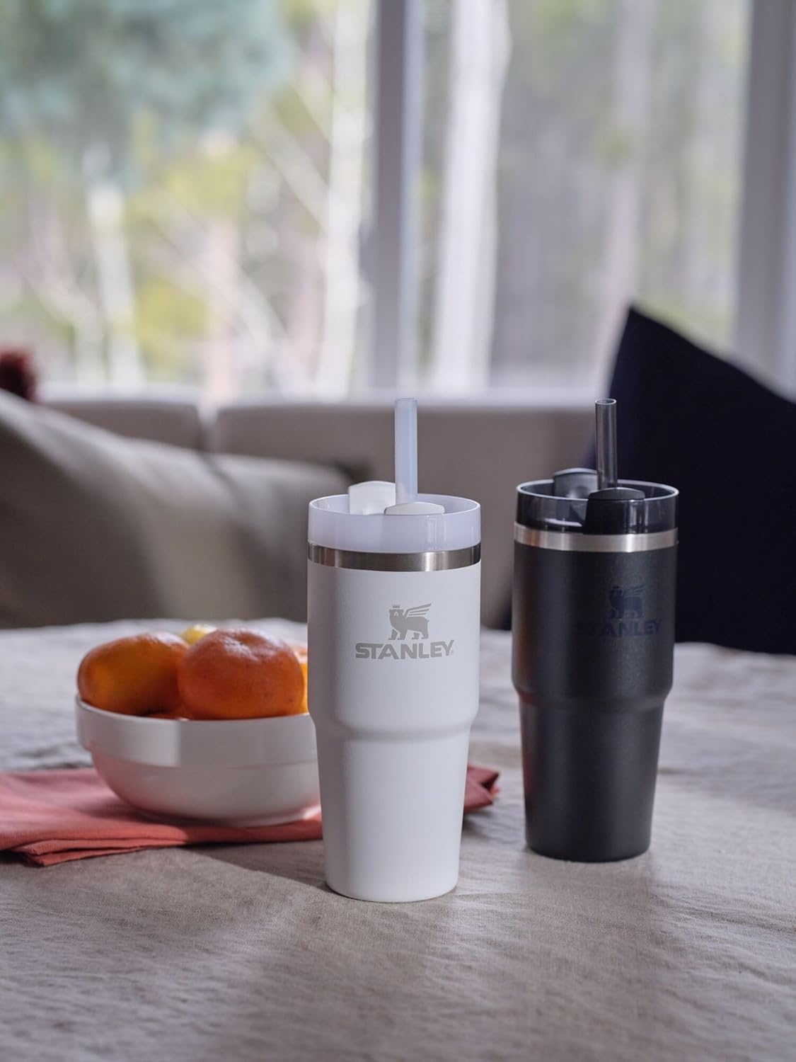 image:imageSTANLEY Quencher H20 Flow State Tumbler 20 oz Lilac Straw and 3Position Lid Cup Holder Compatible for Travel Insulated Stainless Steel Cup BPAFreeStone