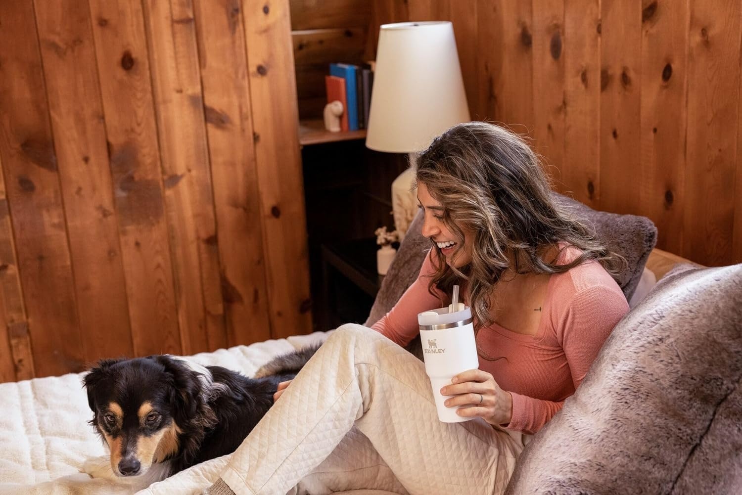 image:imageSTANLEY Quencher H20 Flow State Tumbler 20 oz Lilac Straw and 3Position Lid Cup Holder Compatible for Travel Insulated Stainless Steel Cup BPAFreeMist