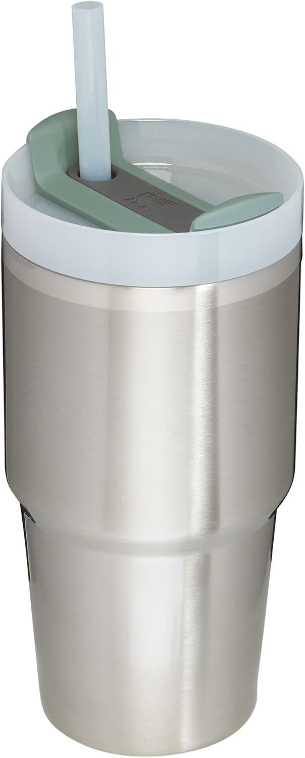image:imageSTANLEY Quencher H20 Flow State Tumbler 20 oz Lilac Straw and 3Position Lid Cup Holder Compatible for Travel Insulated Stainless Steel Cup BPAFreeStainless Steel Shale
