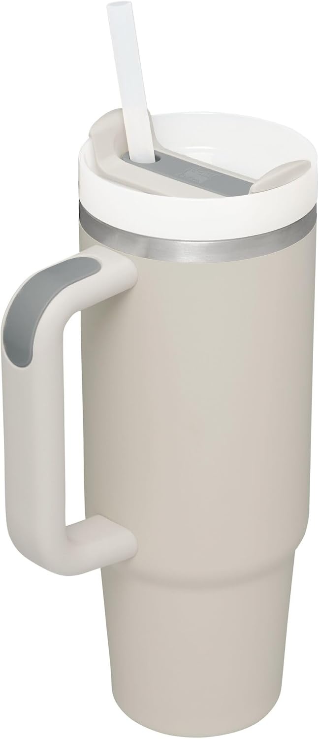 image:imageSTANLEY Quencher H20 Flow State Tumbler 20 oz Lilac Straw and 3Position Lid Cup Holder Compatible for Travel Insulated Stainless Steel Cup BPAFreeDune