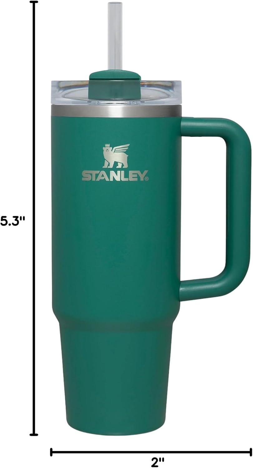 image:imageSTANLEY Quencher H20 Flow State Tumbler 20 oz Lilac Straw and 3Position Lid Cup Holder Compatible for Travel Insulated Stainless Steel Cup BPAFreePine