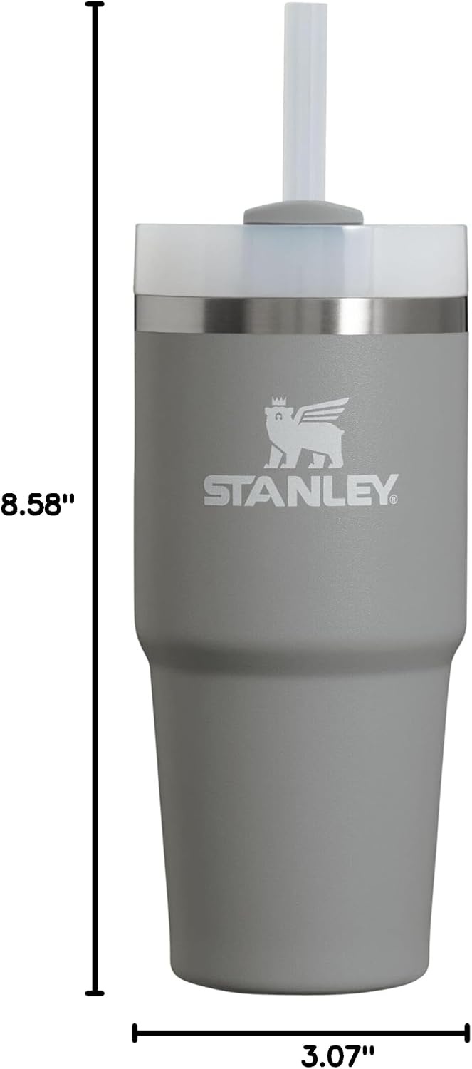 image:imageSTANLEY Quencher H20 Flow State Tumbler 20 oz Lilac Straw and 3Position Lid Cup Holder Compatible for Travel Insulated Stainless Steel Cup BPAFreeStone