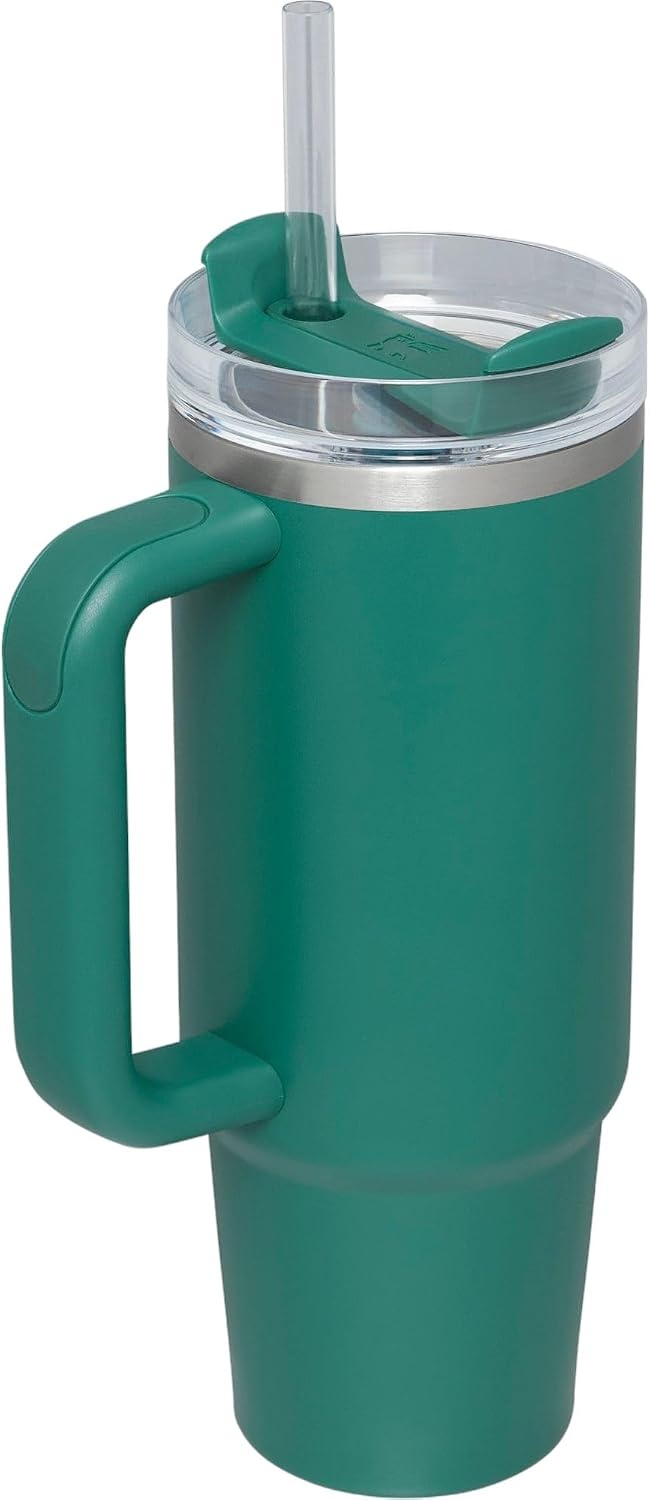 image:imageSTANLEY Quencher H20 Flow State Tumbler 20 oz Lilac Straw and 3Position Lid Cup Holder Compatible for Travel Insulated Stainless Steel Cup BPAFreePine