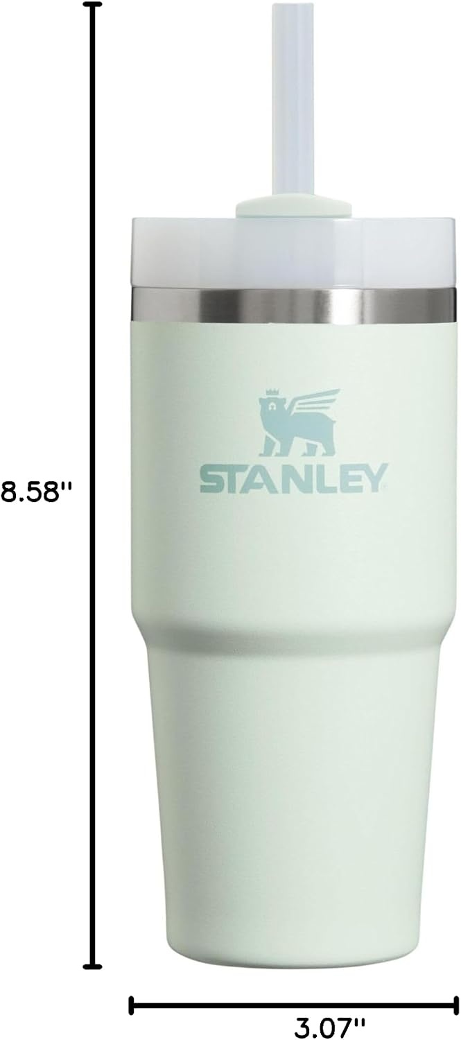 image:imageSTANLEY Quencher H20 Flow State Tumbler 20 oz Lilac Straw and 3Position Lid Cup Holder Compatible for Travel Insulated Stainless Steel Cup BPAFreeMist