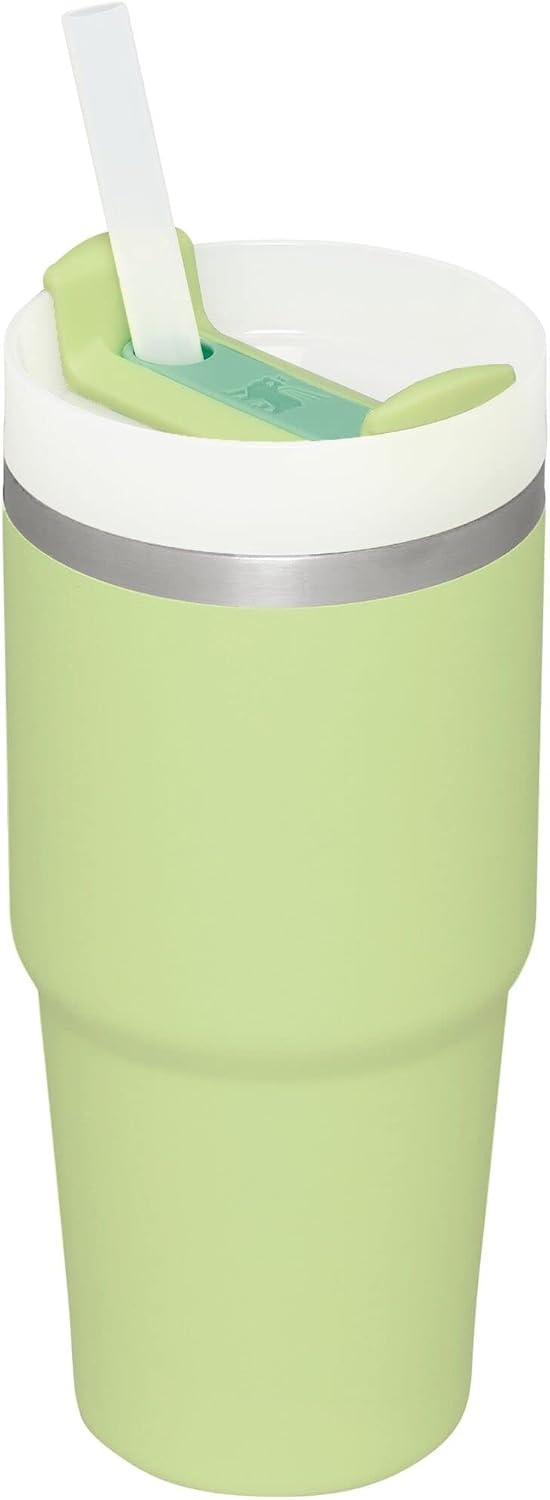 image:imageSTANLEY Quencher H20 Flow State Tumbler 20 oz Lilac Straw and 3Position Lid Cup Holder Compatible for Travel Insulated Stainless Steel Cup BPAFreeCitron