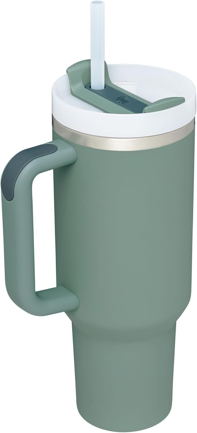 image:imageSTANLEY Quencher H20 Flow State Tumbler 20 oz Lilac Straw and 3Position Lid Cup Holder Compatible for Travel Insulated Stainless Steel Cup BPAFreeShale Soft Matte