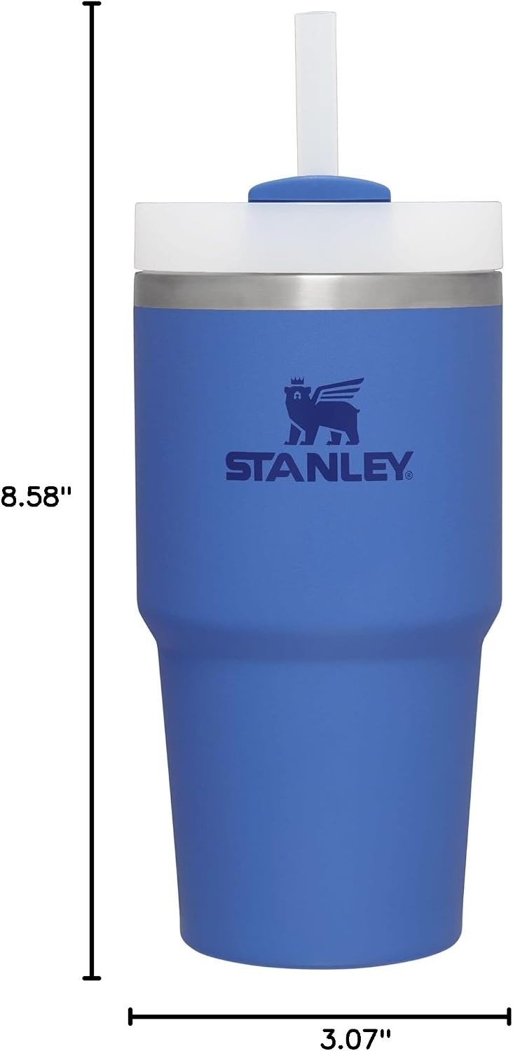 image:imageSTANLEY Quencher H20 Flow State Tumbler 20 oz Lilac Straw and 3Position Lid Cup Holder Compatible for Travel Insulated Stainless Steel Cup BPAFreeIris