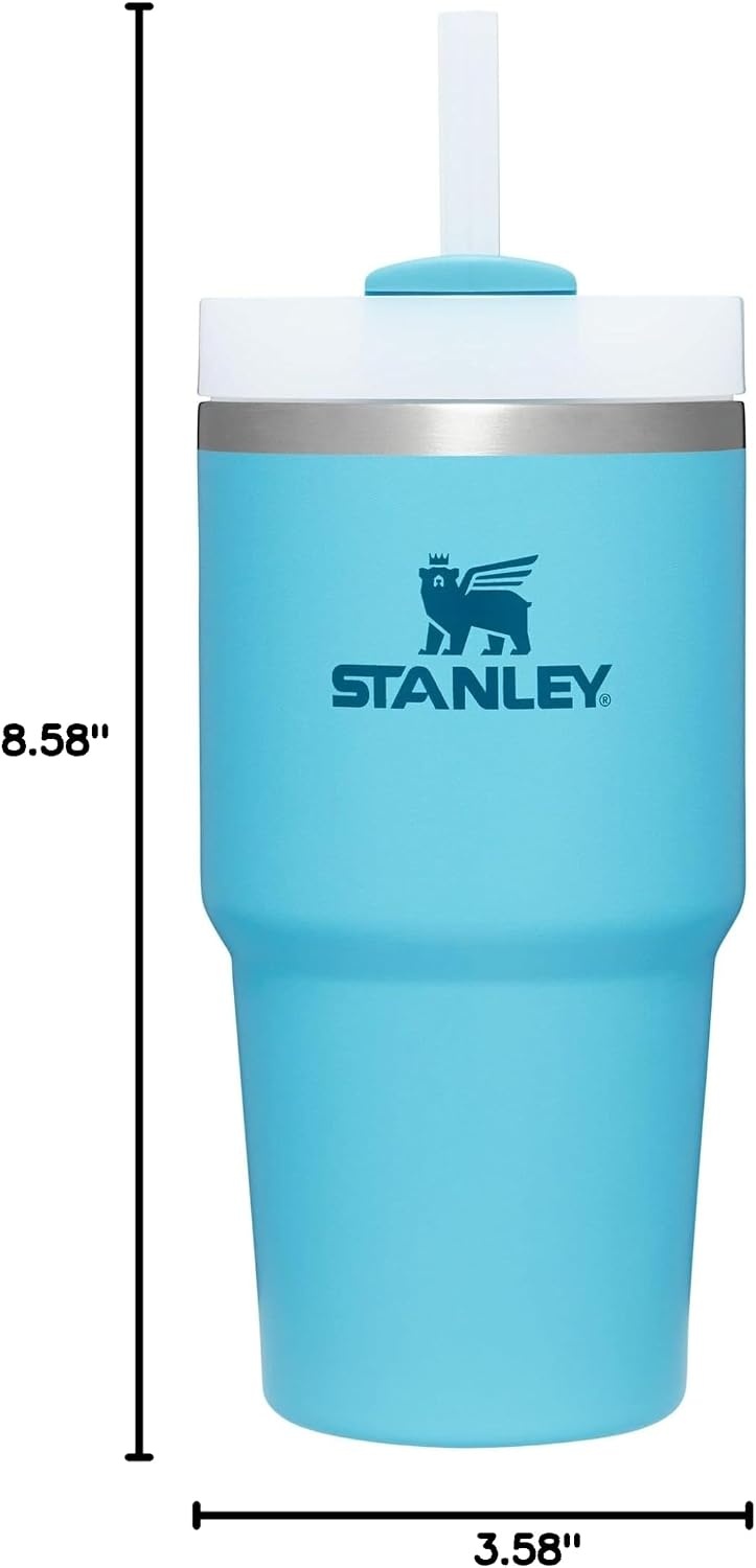 image:imageSTANLEY Quencher H20 Flow State Tumbler 20 oz Lilac Straw and 3Position Lid Cup Holder Compatible for Travel Insulated Stainless Steel Cup BPAFreePool