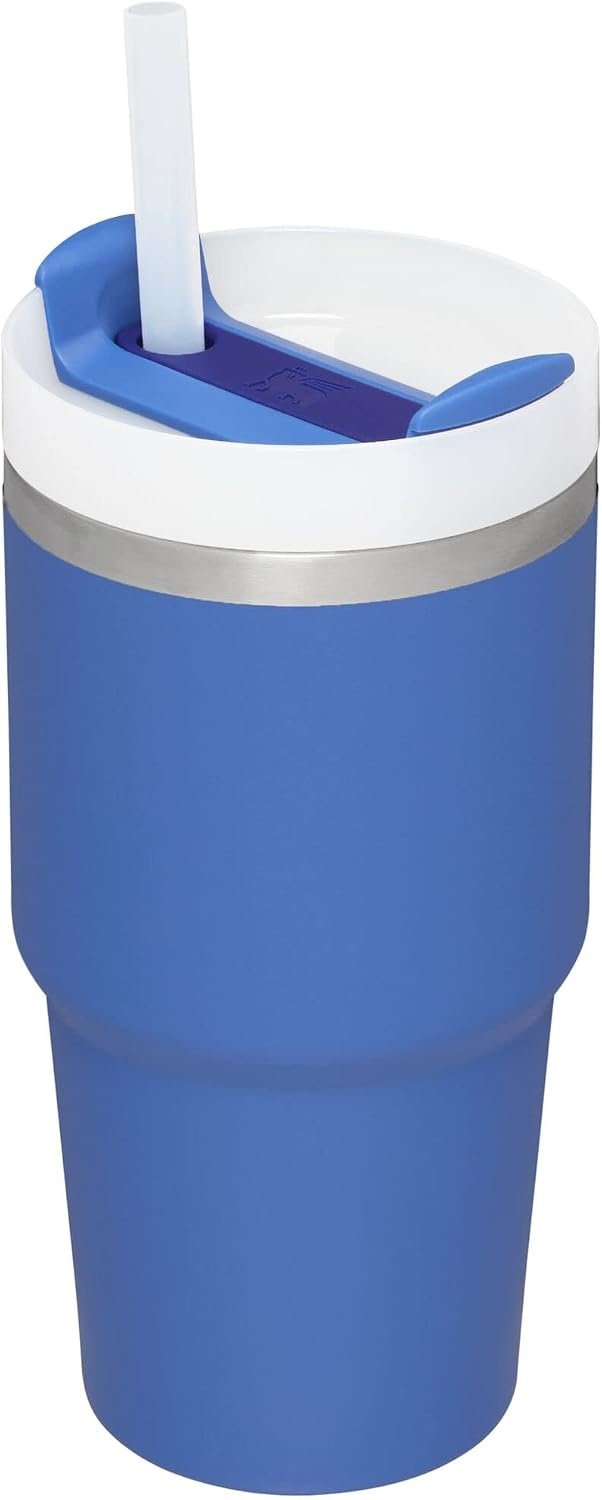 image:imageSTANLEY Quencher H20 Flow State Tumbler 20 oz Lilac Straw and 3Position Lid Cup Holder Compatible for Travel Insulated Stainless Steel Cup BPAFreeIris