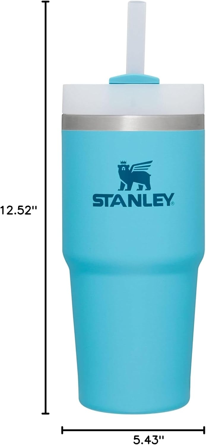 image:imageSTANLEY Quencher H20 Flow State Tumbler 20 oz Lilac Straw and 3Position Lid Cup Holder Compatible for Travel Insulated Stainless Steel Cup BPAFreePool