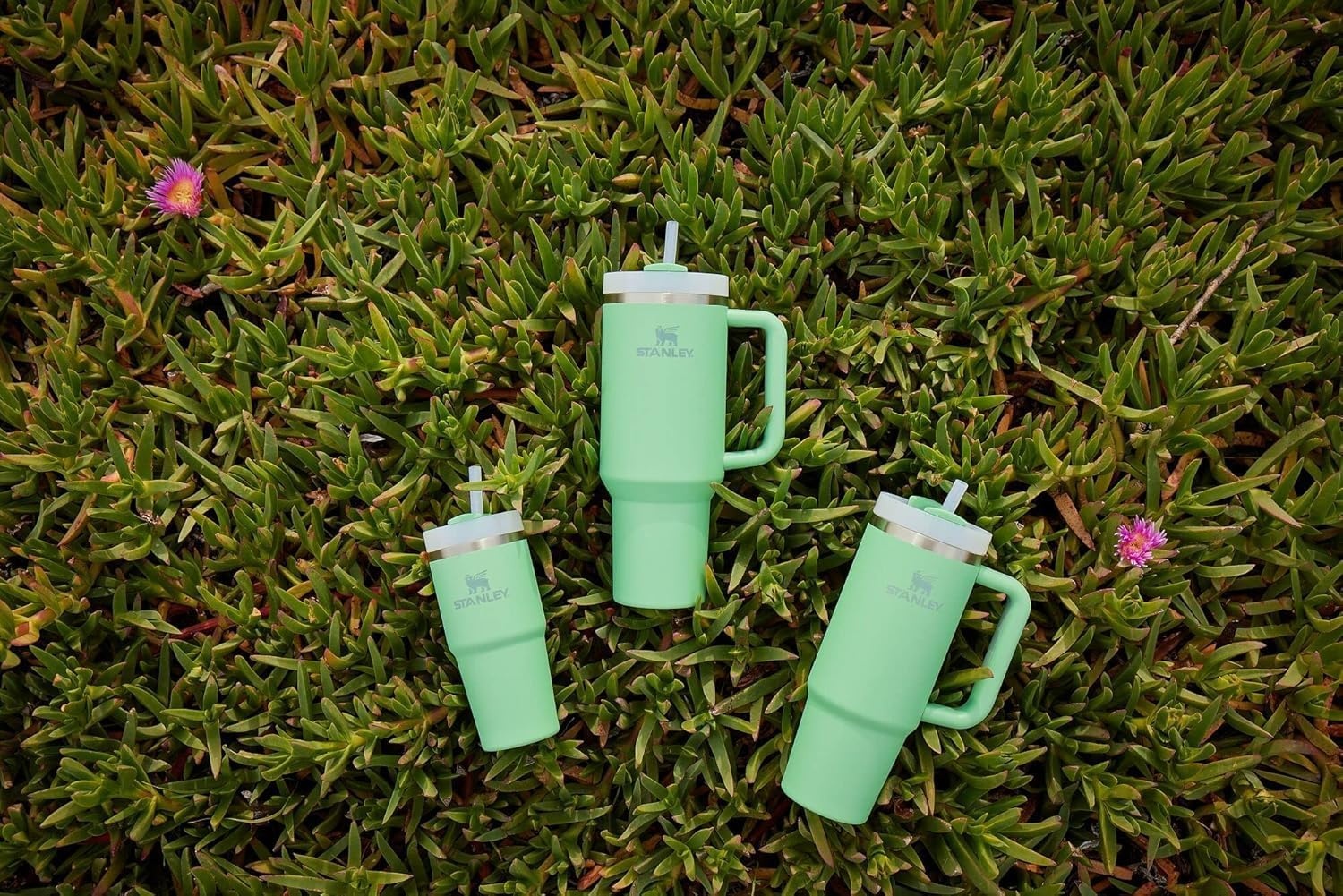 image:imageSTANLEY Quencher H20 Flow State Tumbler 20 oz Lilac Straw and 3Position Lid Cup Holder Compatible for Travel Insulated Stainless Steel Cup BPAFreeJade