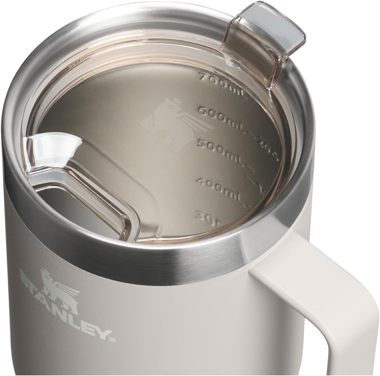 image:imageSTANLEY The Everyday Suburban Mug 24 oz Drink Through Lid Cup for Coffee Tea and Drinks Insulated Stainless Steel Coffee Mug BPAFree FrostAsh
