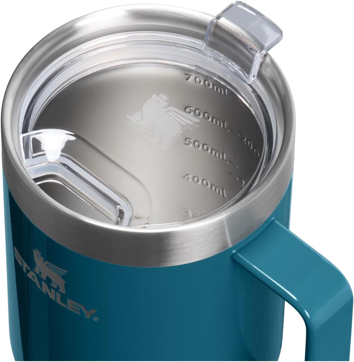 image:imageSTANLEY The Everyday Suburban Mug 24 oz Drink Through Lid Cup for Coffee Tea and Drinks Insulated Stainless Steel Coffee Mug BPAFree FrostCoastal Teal Gloss