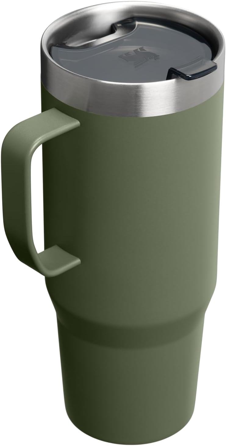 image:imageSTANLEY The Everyday Suburban Mug 24 oz Drink Through Lid Cup for Coffee Tea and Drinks Insulated Stainless Steel Coffee Mug BPAFree FrostDried Pine