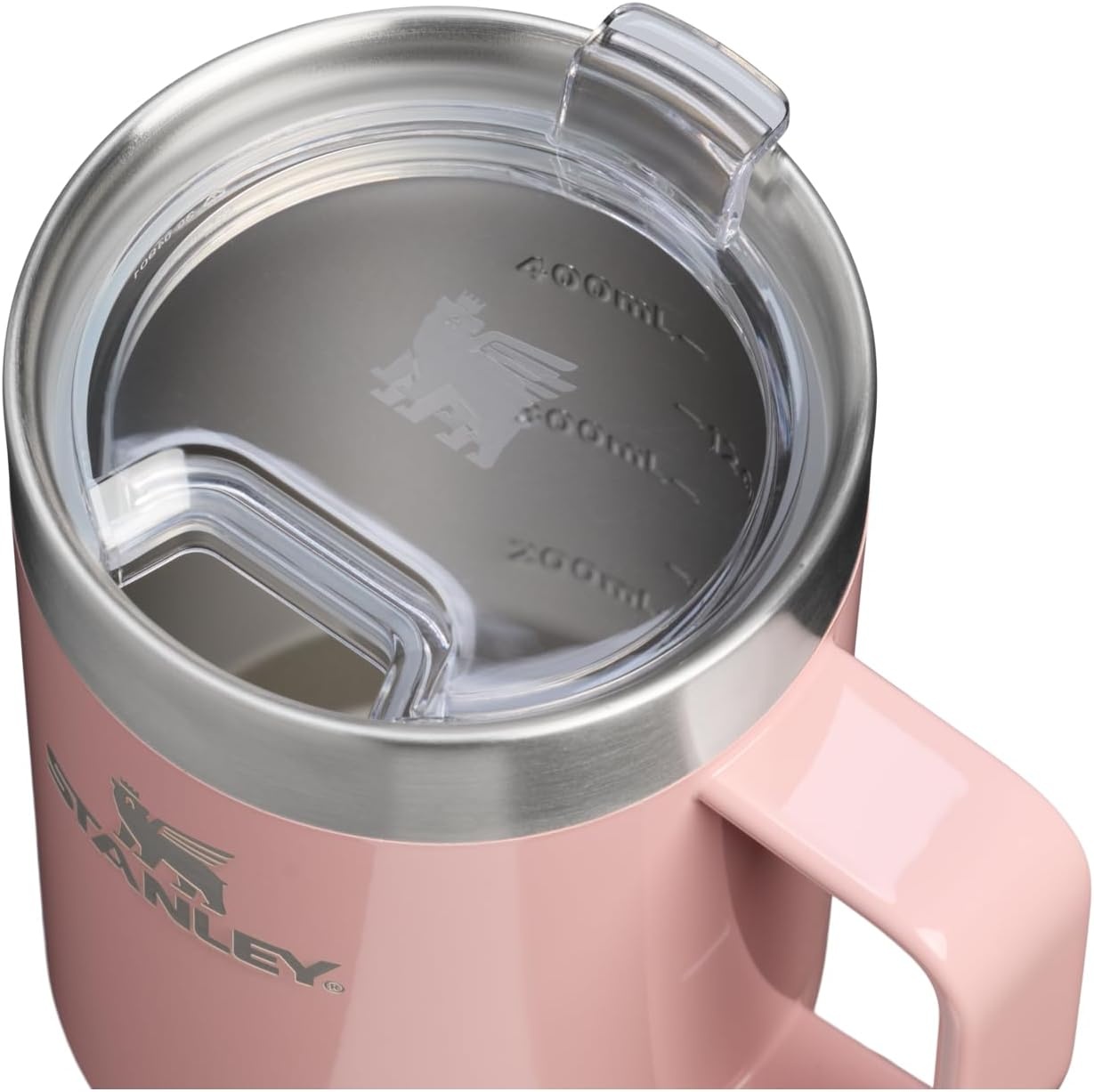 image:imageSTANLEY The Everyday Suburban Mug 24 oz Drink Through Lid Cup for Coffee Tea and Drinks Insulated Stainless Steel Coffee Mug BPAFree FrostPeach Rose Gloss