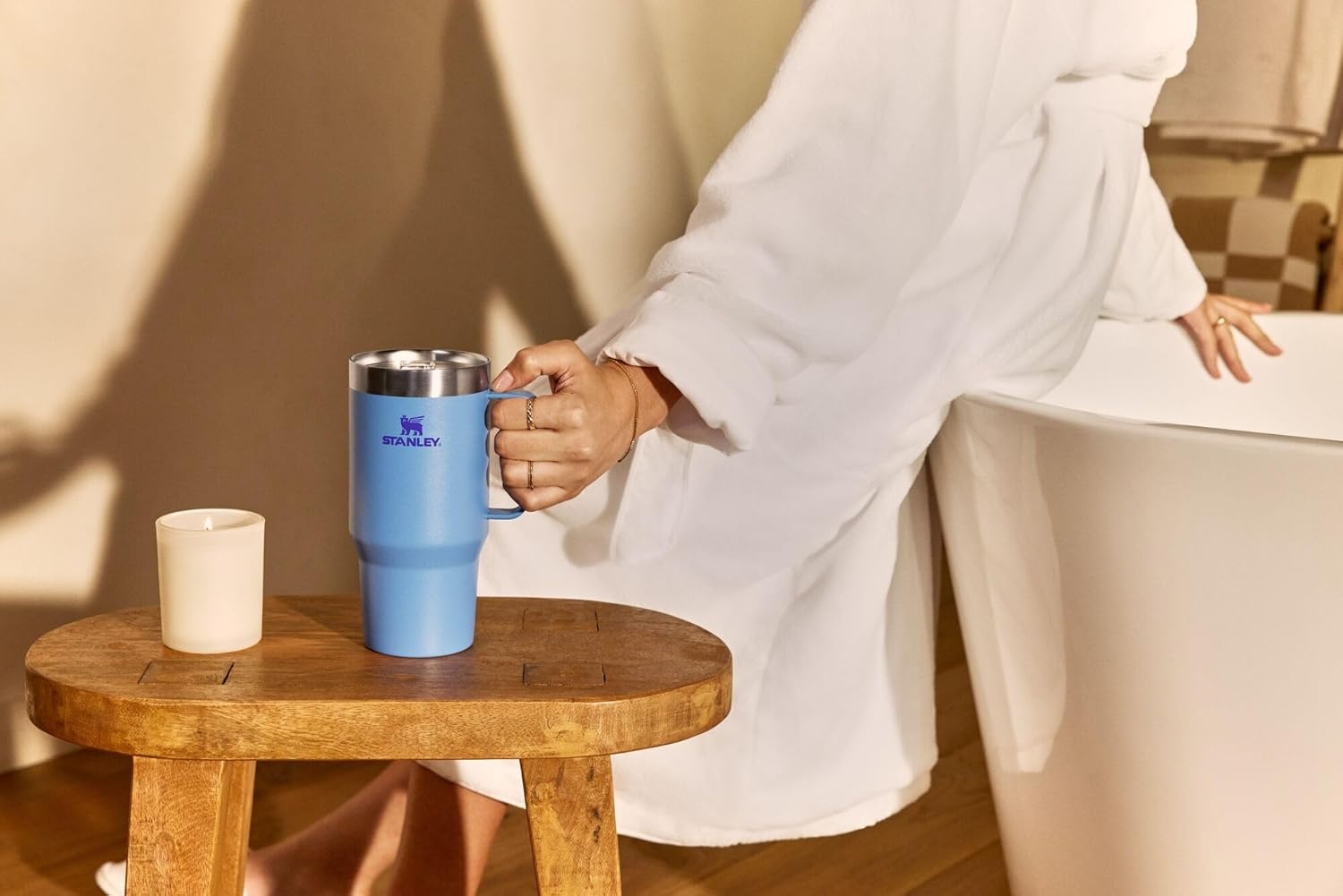 image:imageSTANLEY The Everyday Suburban Mug 24 oz Drink Through Lid Cup for Coffee Tea and Drinks Insulated Stainless Steel Coffee Mug BPAFree FrostToast