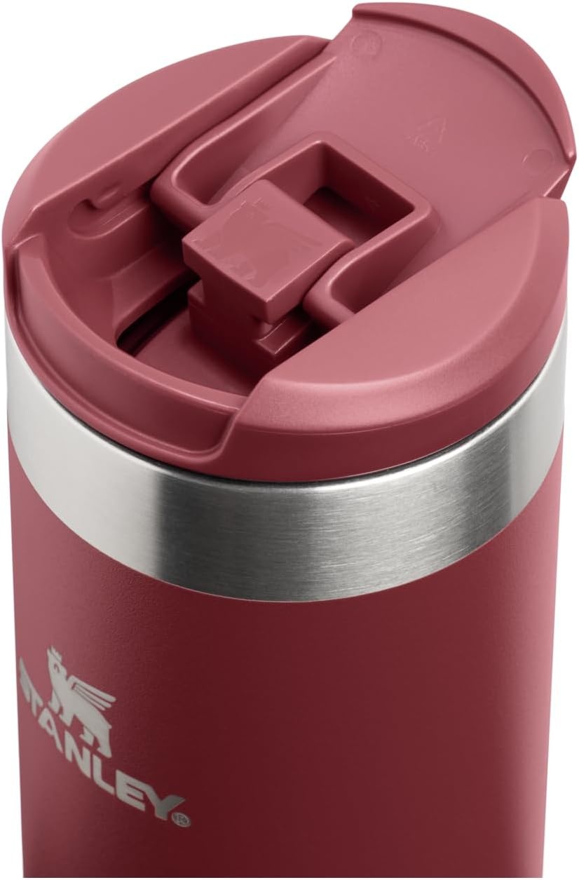 image:imageSTANLEY Transit FlipTop Mug Leakproof Coffee Travel Cup Vacuum Insulated Stainless Steel Stays Hot or Cold for Hours BPAFree 20 oz DaffodilCranberry