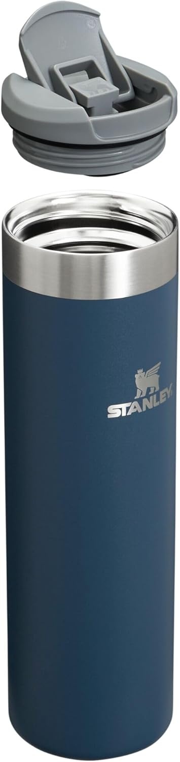 image:imageSTANLEY Transit FlipTop Mug Leakproof Coffee Travel Cup Vacuum Insulated Stainless Steel Stays Hot or Cold for Hours BPAFree 20 oz DaffodilNavy