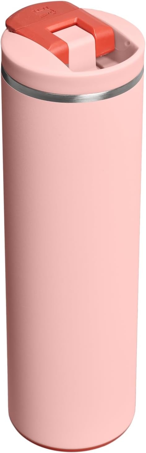 image:imageSTANLEY Transit FlipTop Mug Leakproof Coffee Travel Cup Vacuum Insulated Stainless Steel Stays Hot or Cold for Hours BPAFree 20 oz DaffodilPeach Rose