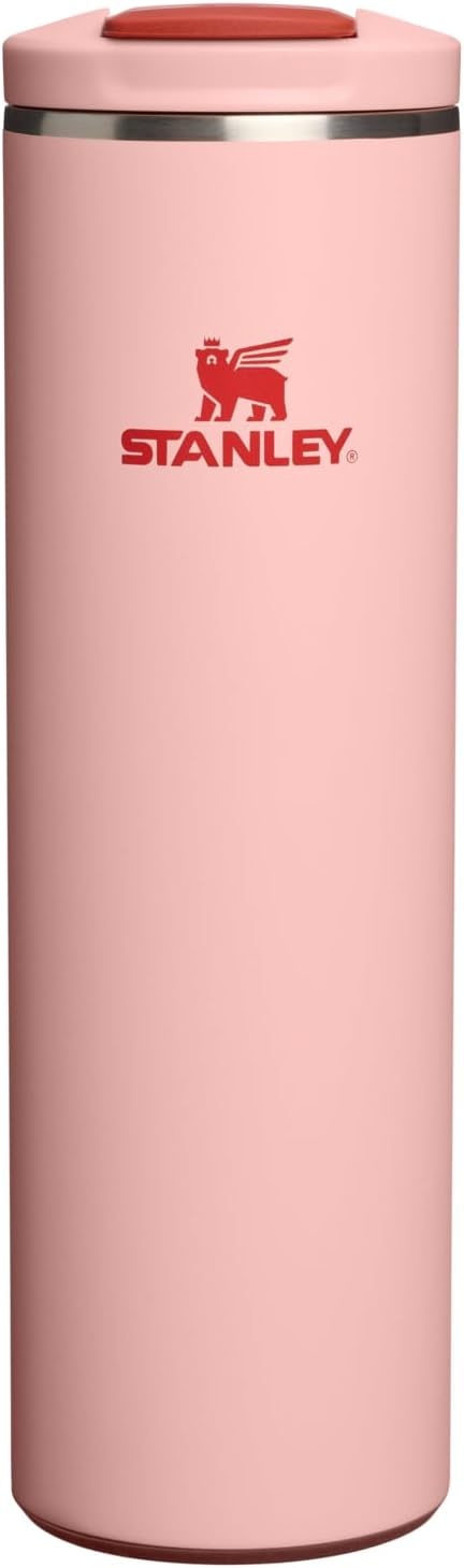 image:imageSTANLEY Transit FlipTop Mug Leakproof Coffee Travel Cup Vacuum Insulated Stainless Steel Stays Hot or Cold for Hours BPAFree 20 oz DaffodilPeach Rose