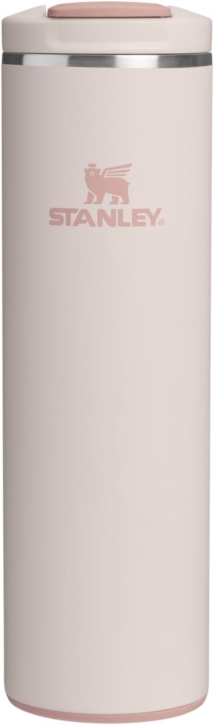 image:imageSTANLEY Transit FlipTop Mug Leakproof Coffee Travel Cup Vacuum Insulated Stainless Steel Stays Hot or Cold for Hours BPAFree 20 oz DaffodilRose Quartz