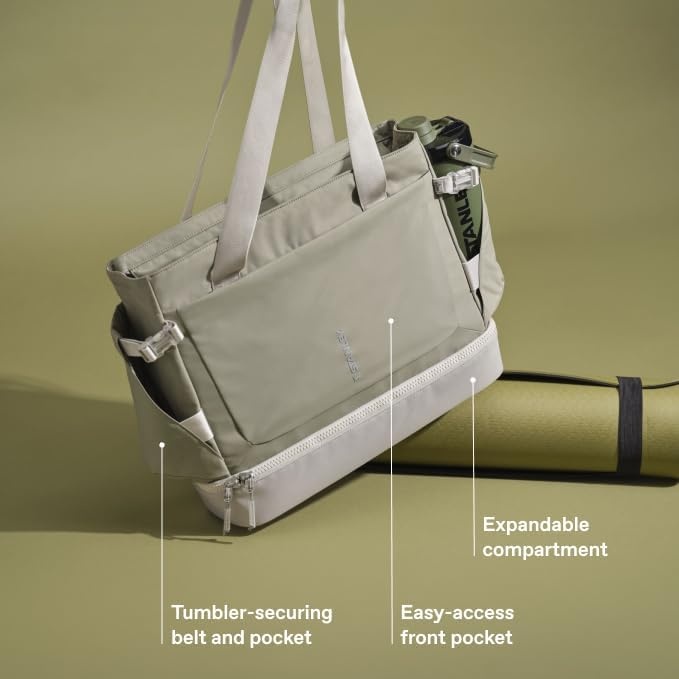 image:imageSTANLEY Vitalize Crossbody Bag Hydration Sling with Zippered Drinkware Compartment Adjustable Strap Multiple Storage Pockets Durable Recycled Fabric Rose QuartzTwilight