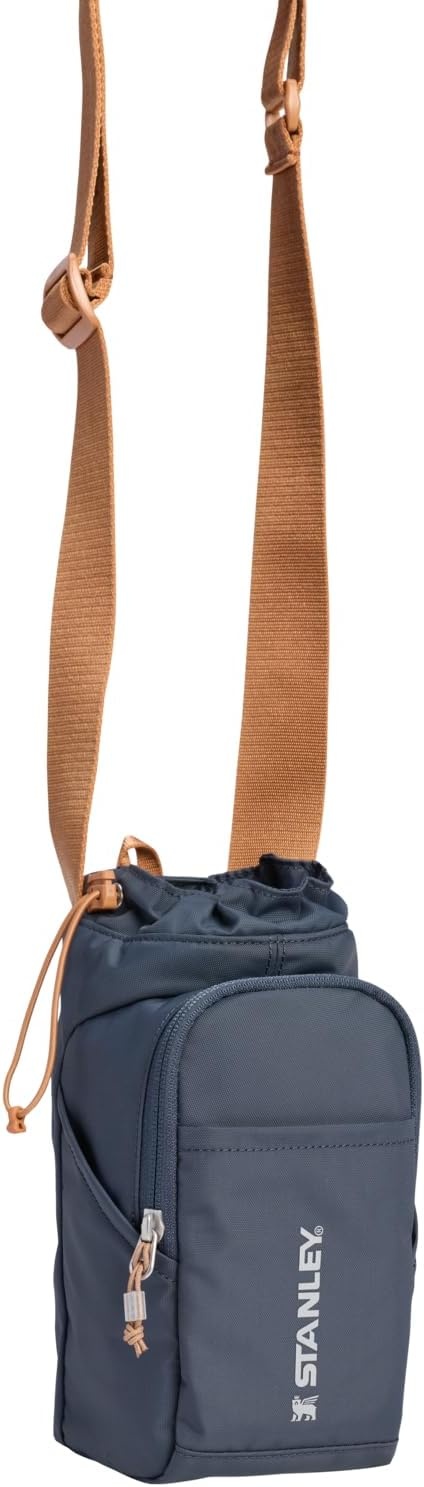 image:imageSTANLEY Vitalize Crossbody Bag Hydration Sling with Zippered Drinkware Compartment Adjustable Strap Multiple Storage Pockets Durable Recycled Fabric Rose QuartzTwilight
