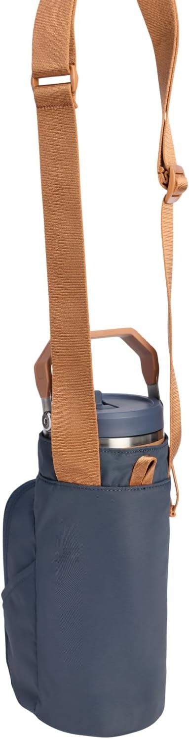 image:imageSTANLEY Vitalize Crossbody Bag Hydration Sling with Zippered Drinkware Compartment Adjustable Strap Multiple Storage Pockets Durable Recycled Fabric Rose QuartzTwilight