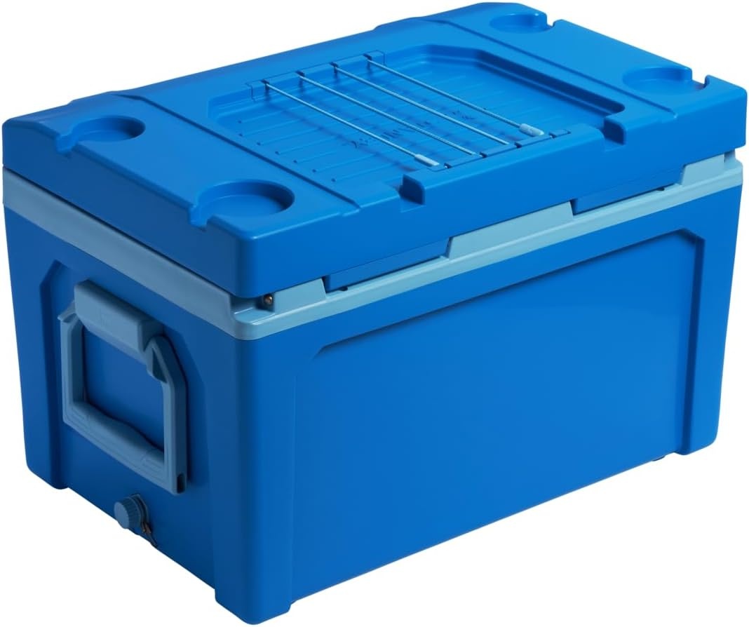 image:imageStanley Adventure Outdoor Cooler 16 qt Heavy Duty Outdoor Camping Cooler with Easy Carry Top Handle BPAFree DaffodilAzure