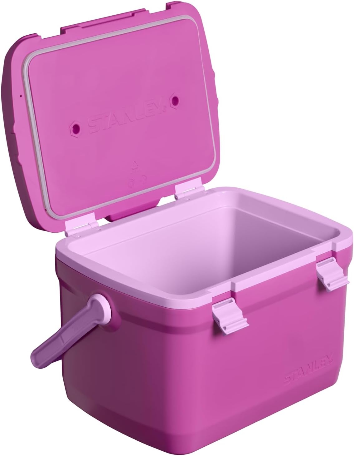 image:imageStanley Adventure Outdoor Cooler 16 qt Heavy Duty Outdoor Camping Cooler with Easy Carry Top Handle BPAFree DaffodilDark Blossom