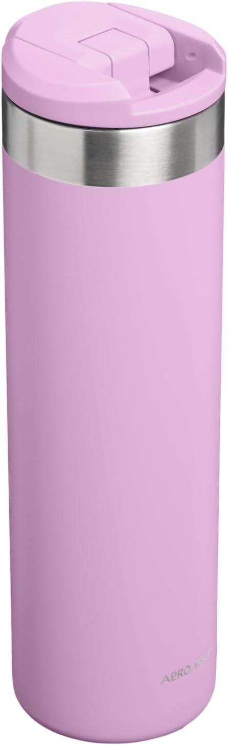 image:imageStanley AeroLight Transit Bottle 20 oz Locking Drink Through Lid Leak Resistant Water Bottle or Coffee Travel Mug Lightweight Insulated Stainless Steel BPAFree LilacLilac