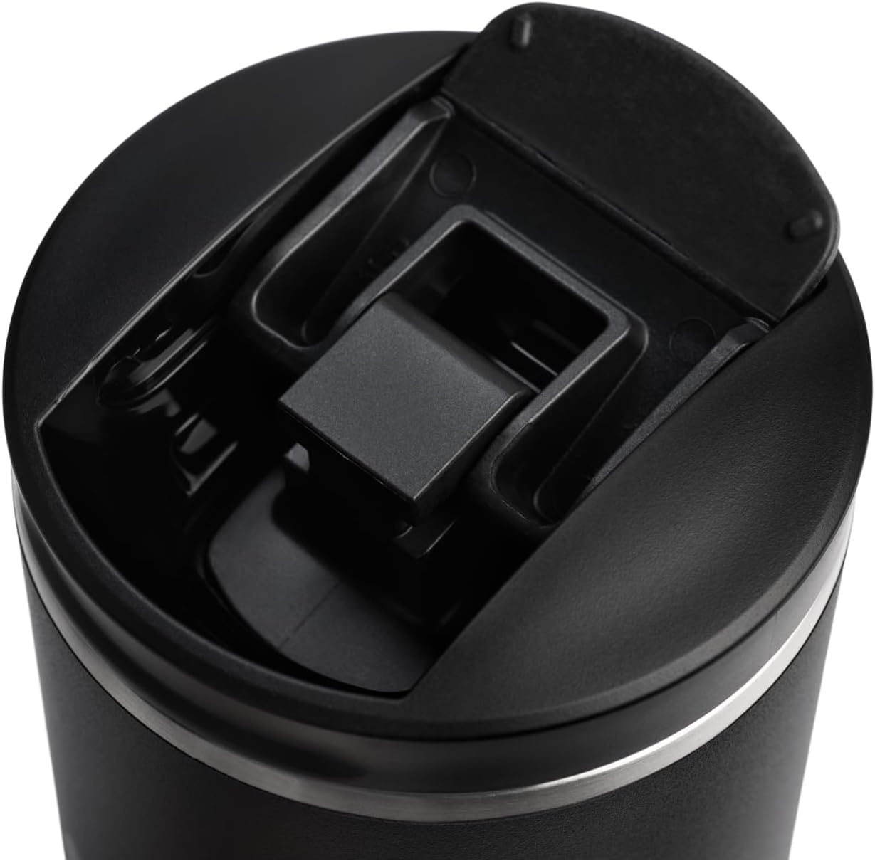 image:imageStanley AeroLight Transit Bottle 20 oz Locking Drink Through Lid Leak Resistant Water Bottle or Coffee Travel Mug Lightweight Insulated Stainless Steel BPAFree LilacBlack 20