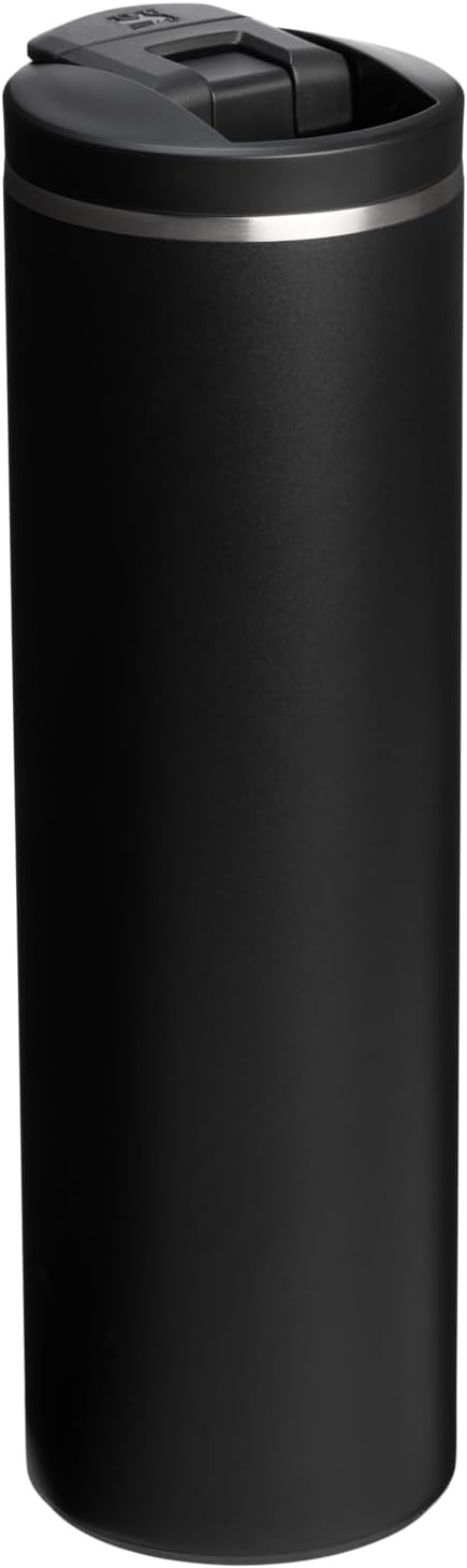 image:imageStanley AeroLight Transit Bottle 20 oz Locking Drink Through Lid Leak Resistant Water Bottle or Coffee Travel Mug Lightweight Insulated Stainless Steel BPAFree LilacBlack 20