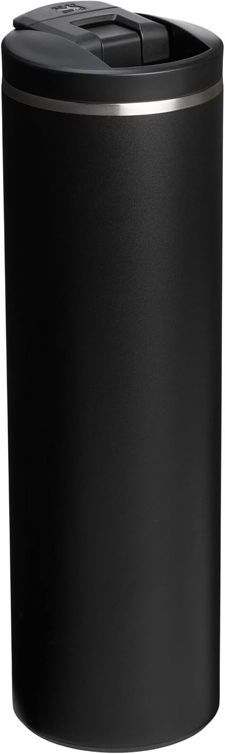 image:imageStanley AeroLight Transit Bottle 20 oz Locking Drink Through Lid Leak Resistant Water Bottle or Coffee Travel Mug Lightweight Insulated Stainless Steel BPAFree LilacBlack