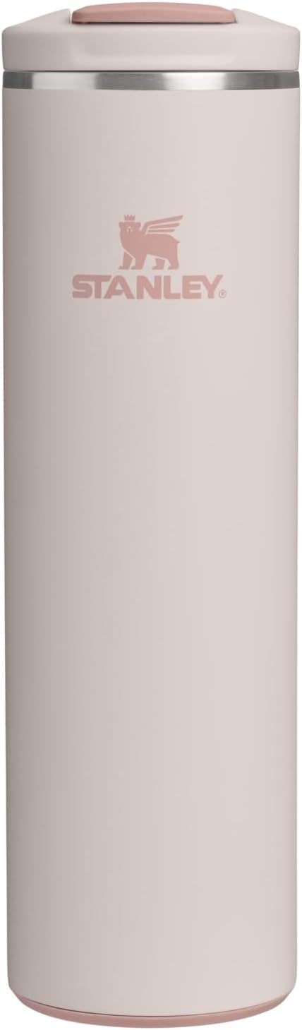 image:imageStanley AeroLight Transit Bottle 20 oz Locking Drink Through Lid Leak Resistant Water Bottle or Coffee Travel Mug Lightweight Insulated Stainless Steel BPAFree LilacRose Quartz