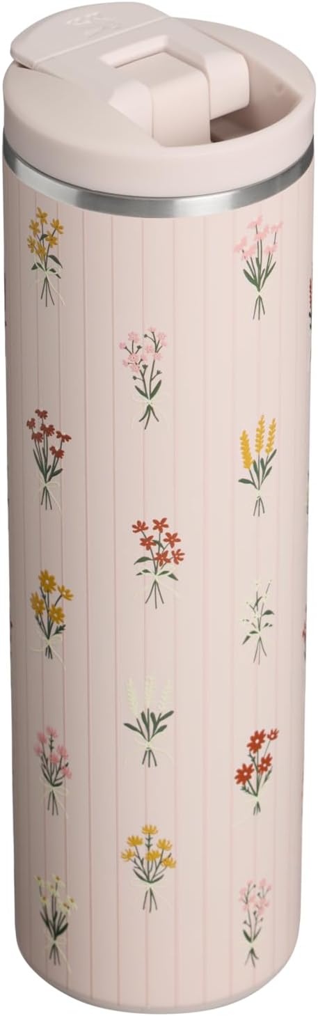 image:imageStanley AeroLight Transit Bottle 20 oz Locking Drink Through Lid Leak Resistant Water Bottle or Coffee Travel Mug Lightweight Insulated Stainless Steel BPAFree LilacRose Quartz Bouquets