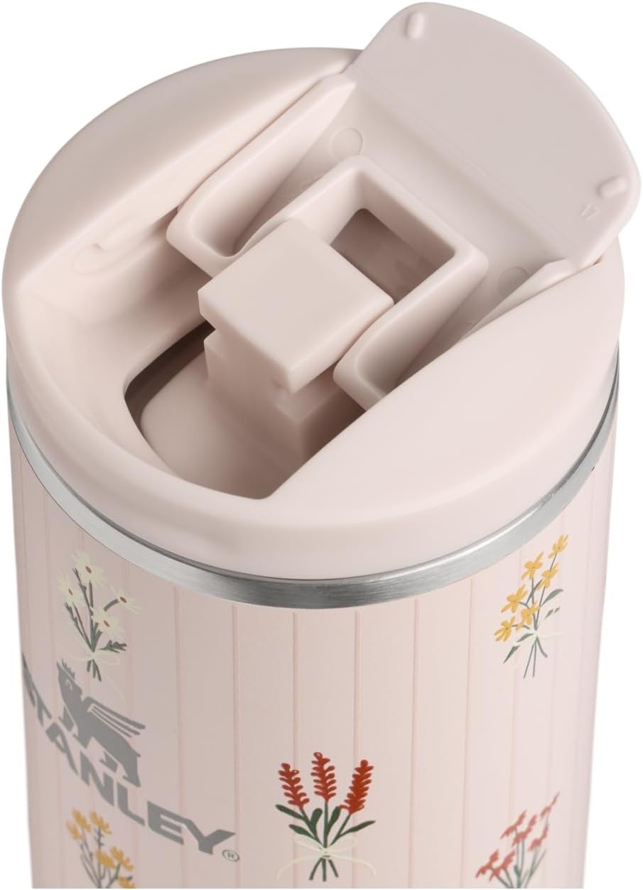 image:imageStanley AeroLight Transit Bottle 20 oz Locking Drink Through Lid Leak Resistant Water Bottle or Coffee Travel Mug Lightweight Insulated Stainless Steel BPAFree LilacRose Quartz Bouquets