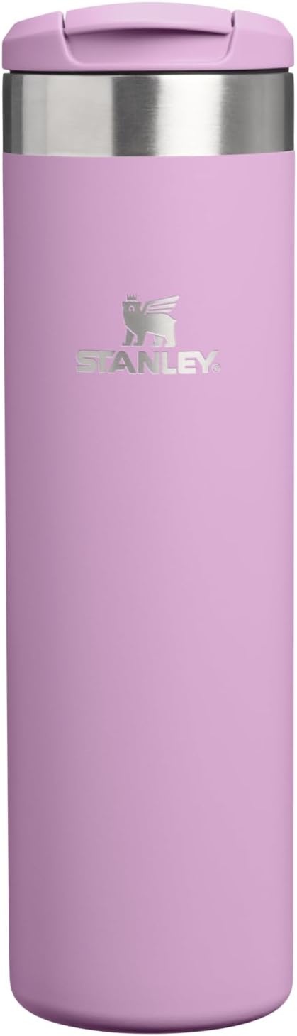 image:imageStanley AeroLight Transit Bottle 20 oz Locking Drink Through Lid Leak Resistant Water Bottle or Coffee Travel Mug Lightweight Insulated Stainless Steel BPAFree LilacLilac