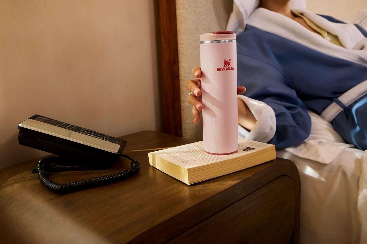 image:imageStanley AeroLight Transit Bottle 20 oz Locking Drink Through Lid Leak Resistant Water Bottle or Coffee Travel Mug Lightweight Insulated Stainless Steel BPAFree LilacRose Quartz Bouquets