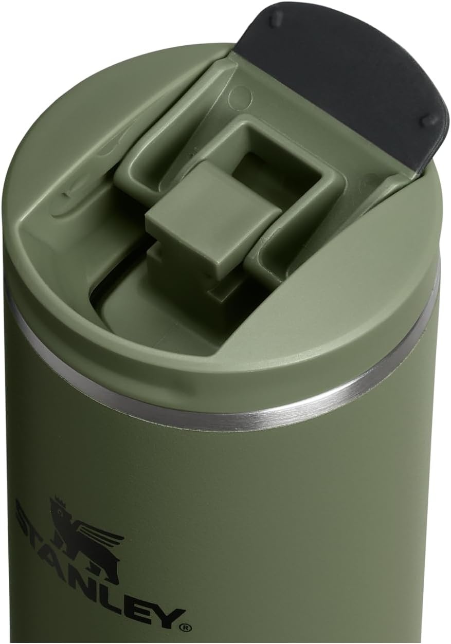 image:imageStanley AeroLight Transit Bottle 20 oz Locking Drink Through Lid Leak Resistant Water Bottle or Coffee Travel Mug Lightweight Insulated Stainless Steel BPAFree LilacDried Pine