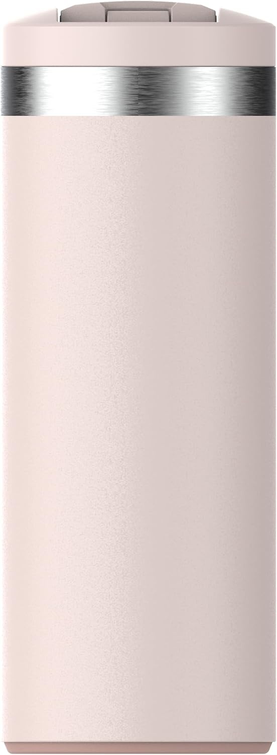 image:imageStanley AeroLight Transit Bottle 20 oz Locking Drink Through Lid Leak Resistant Water Bottle or Coffee Travel Mug Lightweight Insulated Stainless Steel BPAFree LilacRose Quartz