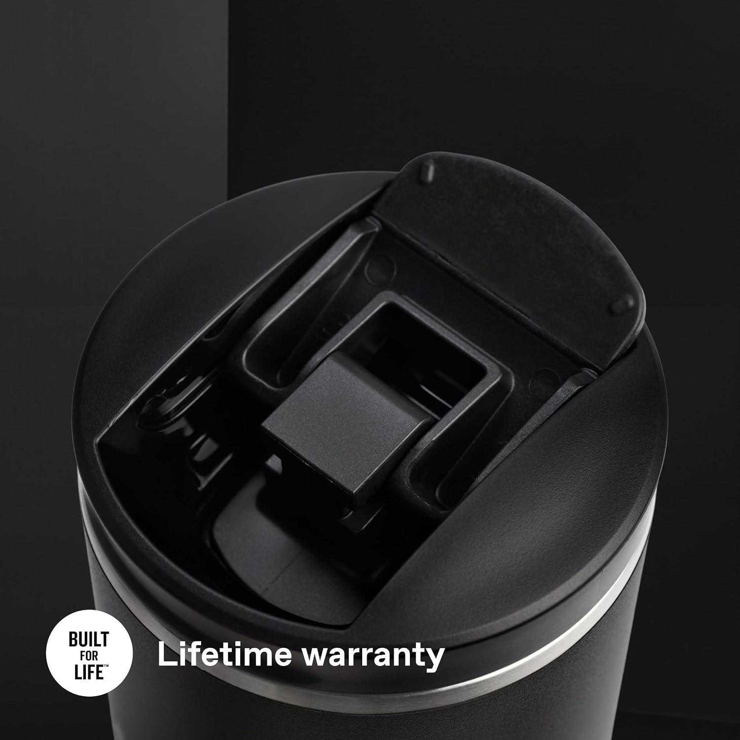 image:imageStanley AeroLight Transit Bottle 20 oz Locking Drink Through Lid Leak Resistant Water Bottle or Coffee Travel Mug Lightweight Insulated Stainless Steel BPAFree LilacBlack