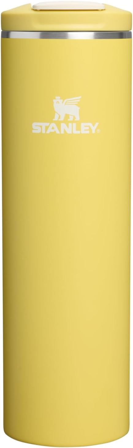 image:imageStanley AeroLight Transit Bottle 20 oz Locking Drink Through Lid Leak Resistant Water Bottle or Coffee Travel Mug Lightweight Insulated Stainless Steel BPAFree LilacDaffodil