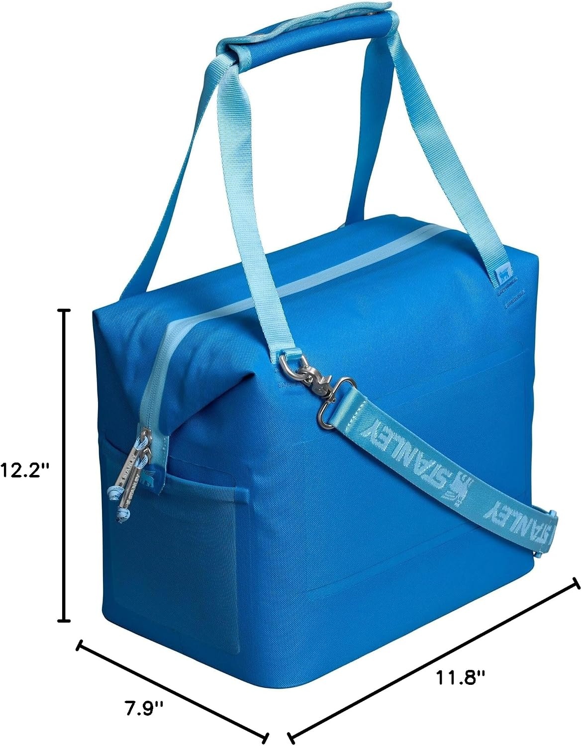 image:imageStanley All Day Julienne Soft Cooler Bag and Lunch Box Insulated Travel Bag with Zipper BPAFreeAzure