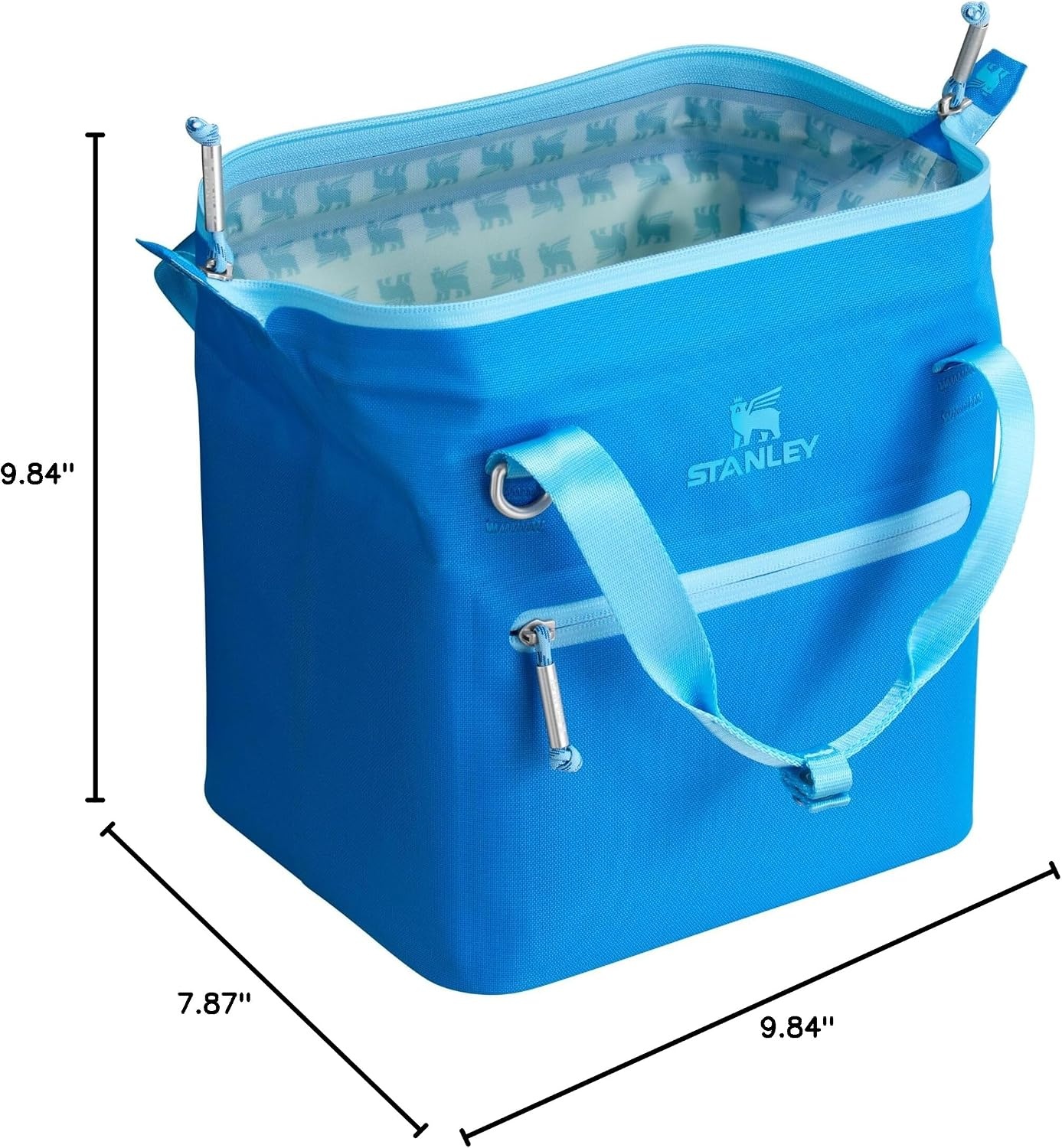image:imageStanley All Day Julienne Soft Cooler Bag and Lunch Box Insulated Travel Bag with Zipper BPAFreeAzure