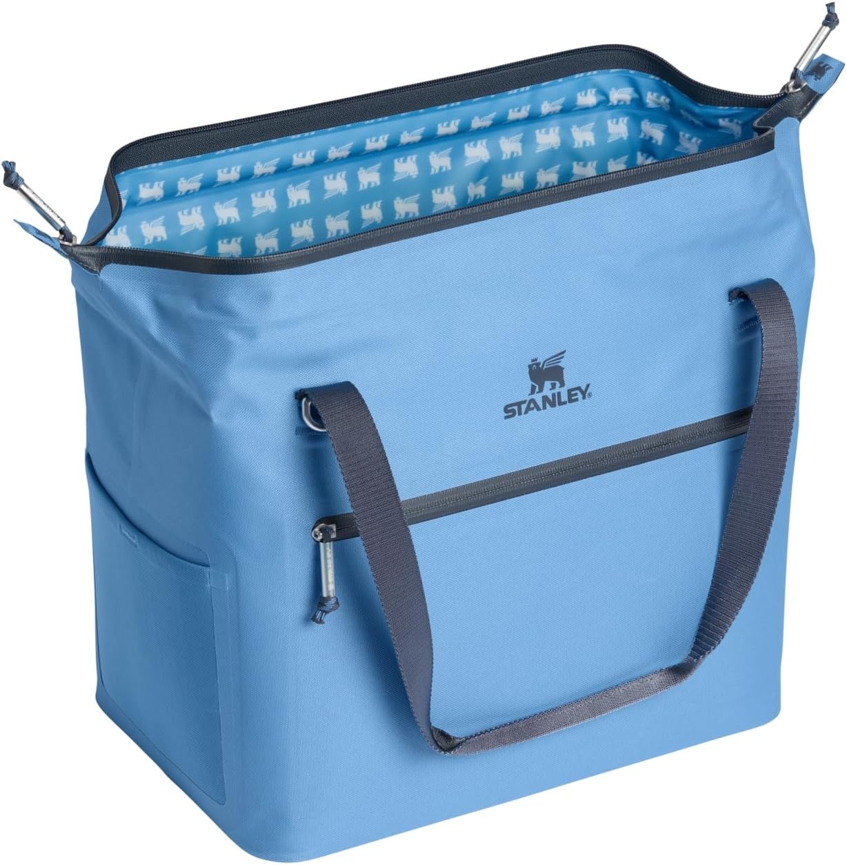 image:imageStanley All Day Julienne Soft Cooler Bag and Lunch Box Insulated Travel Bag with Zipper BPAFreeBlue Sky