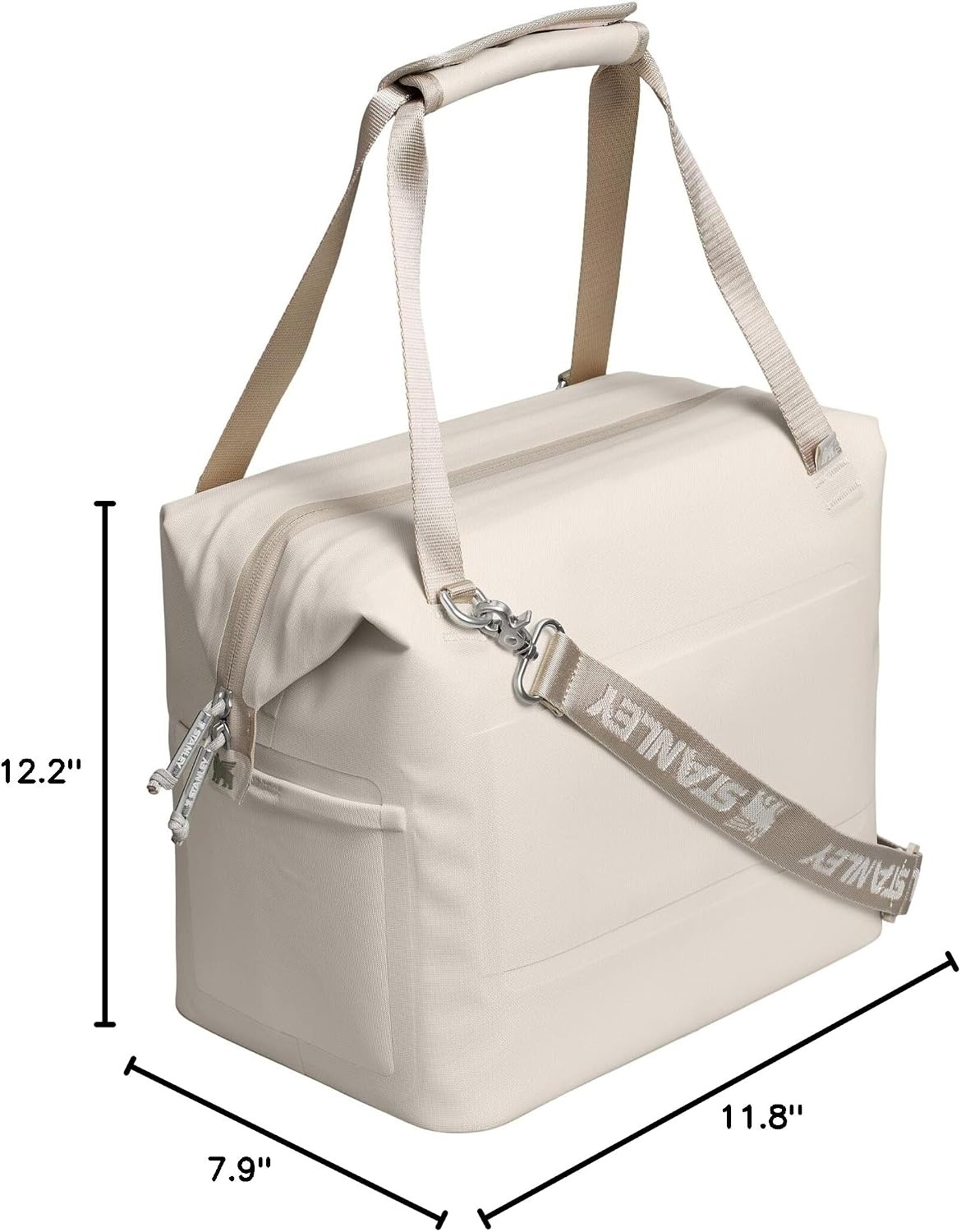 image:imageStanley All Day Julienne Soft Cooler Bag and Lunch Box Insulated Travel Bag with Zipper BPAFreeCream
