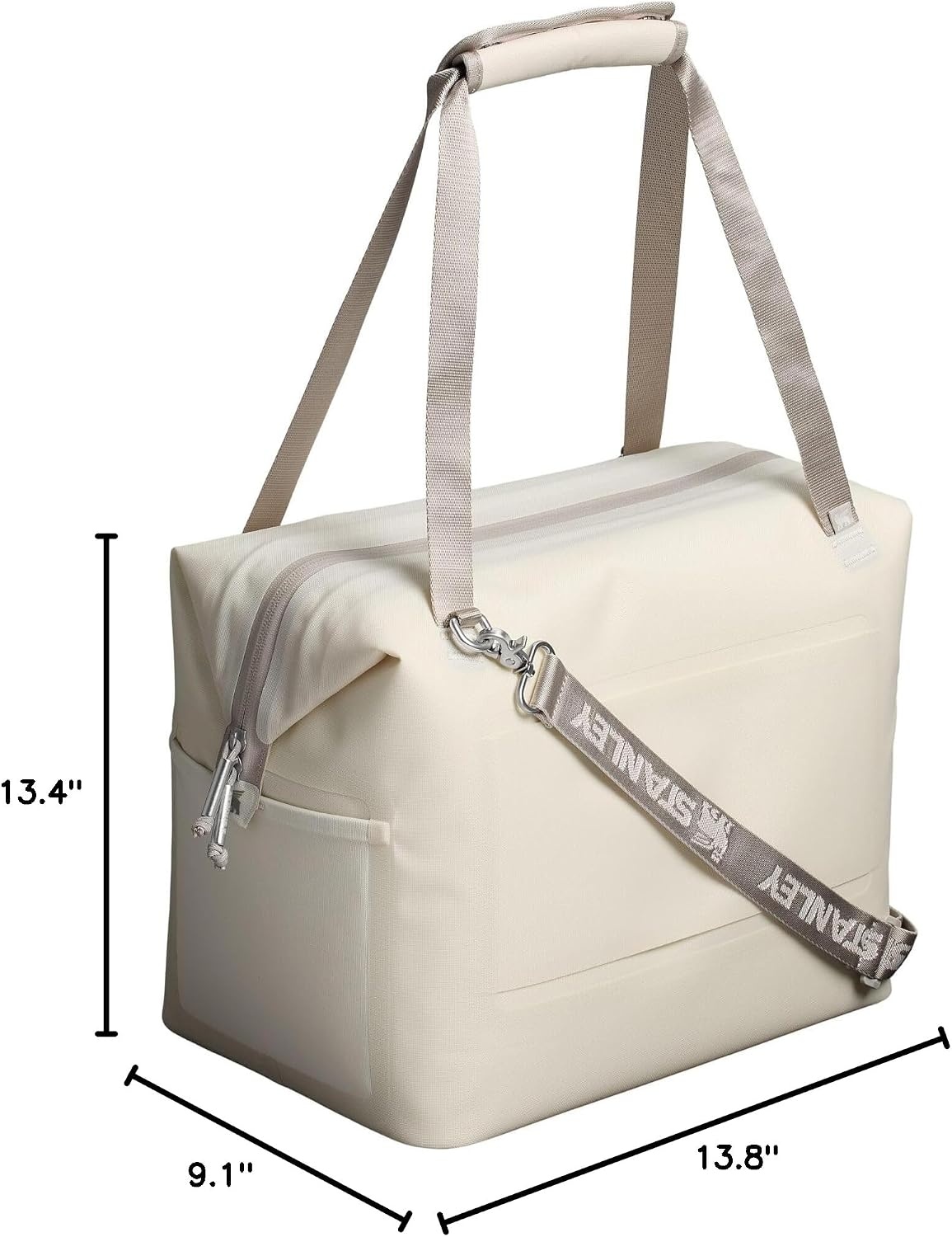 image:imageStanley All Day Julienne Soft Cooler Bag and Lunch Box Insulated Travel Bag with Zipper BPAFreeCream