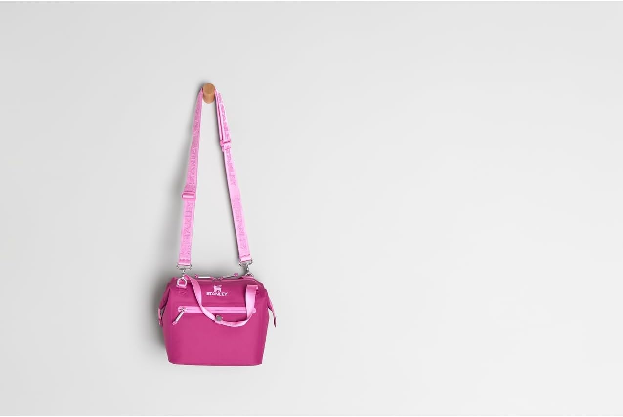 image:imageStanley All Day Julienne Soft Cooler Bag and Lunch Box Insulated Travel Bag with Zipper BPAFreeFuchsia