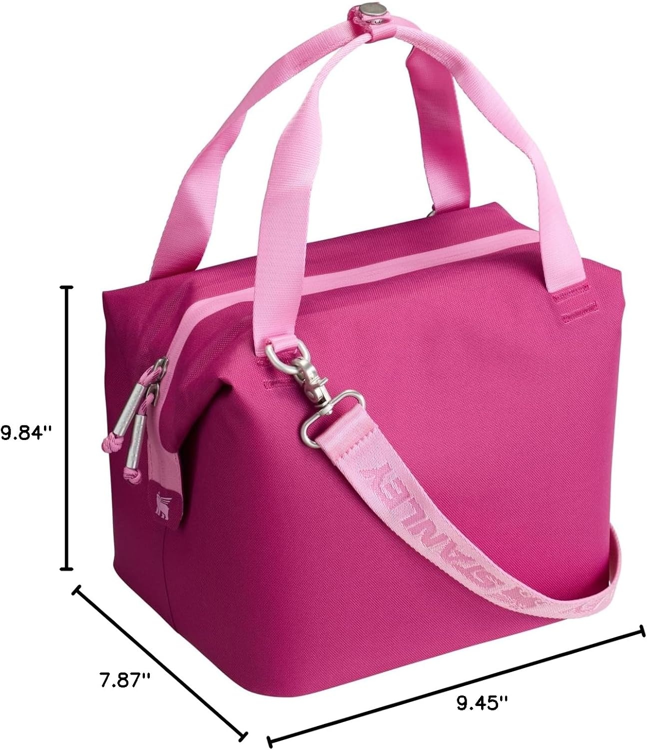 image:imageStanley All Day Julienne Soft Cooler Bag and Lunch Box Insulated Travel Bag with Zipper BPAFreeFuchsia